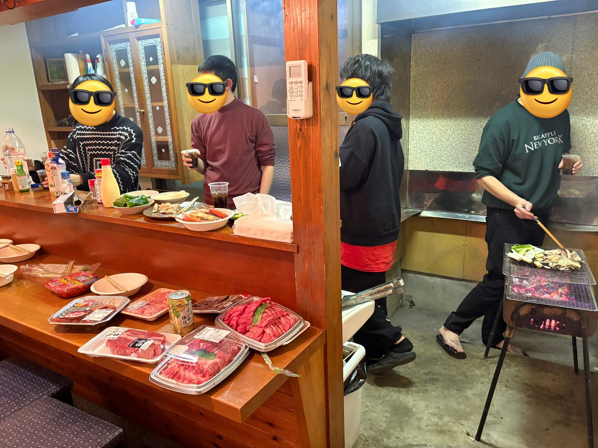 ChelateLe's tweet photo. 屋内BBQ、はじまる https://t.co/99u6lgCcgc