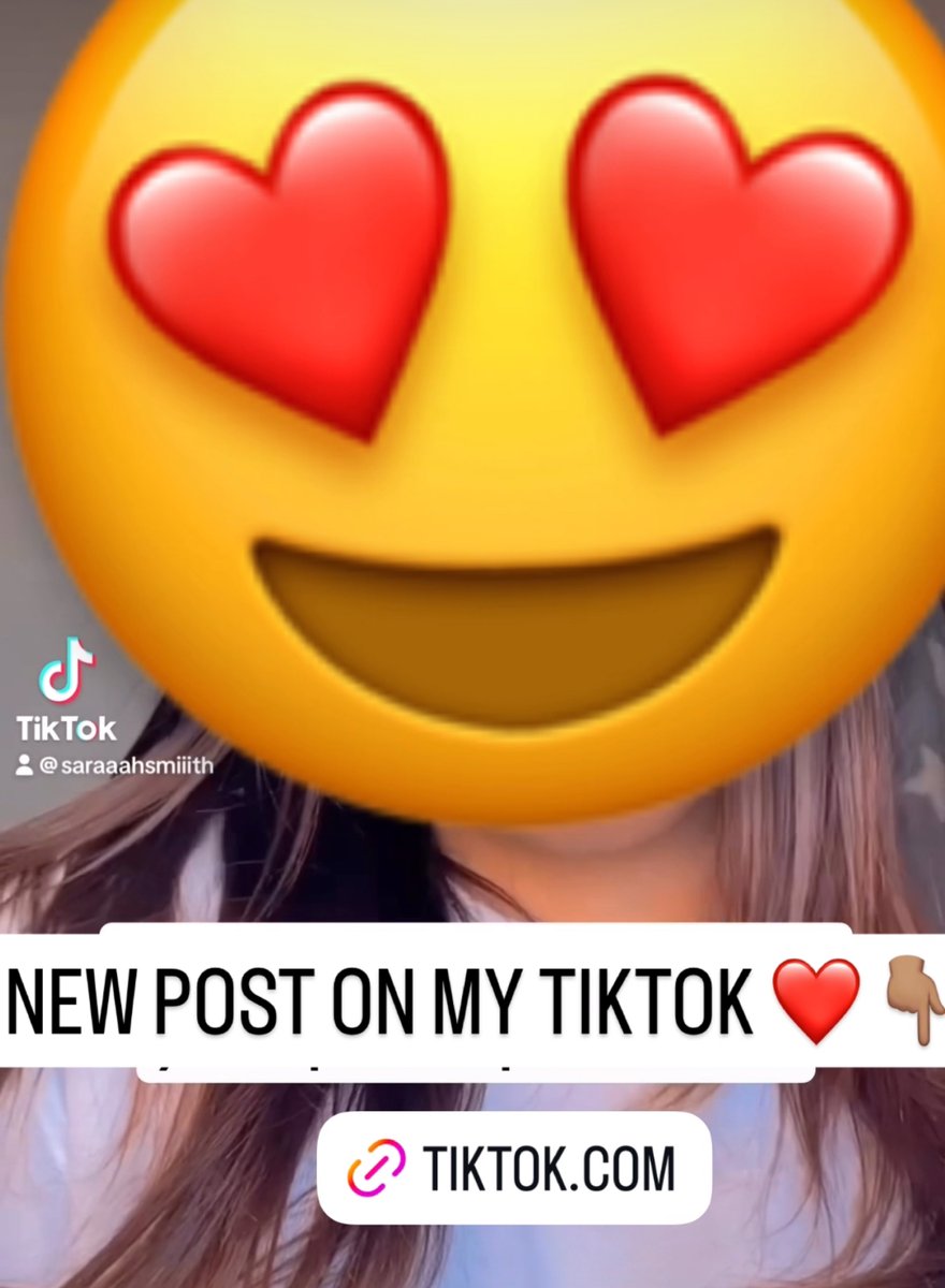sarahsmith96's tweet image. New post on my #tiktok 🥰

#TikTokContent #TrendingNow #FollowMe #ViralVibes #ForYou