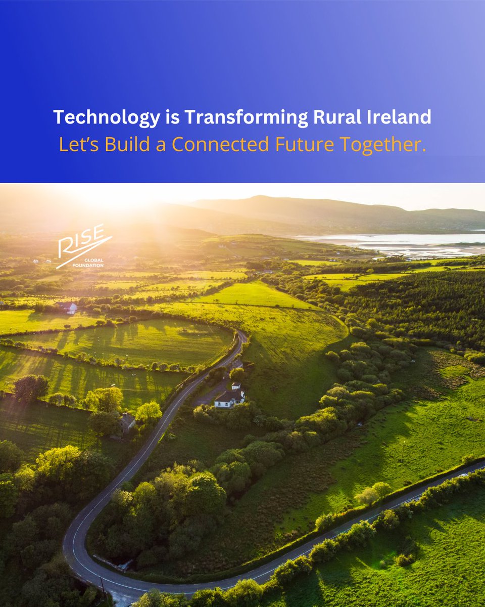 At RISE, we believe that technology has the power to transform rural communities: bridging the digital divide, driving innovation, &amp; creating opportunities. 🌍
Together lets build a digitally connected Ireland.
#DigitalTransformation #RuralInnovation #EmpoweringCommunities #RISE