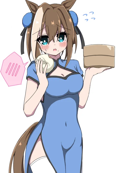 チャイナ服シュヴァルちゃん…#ウマ娘 