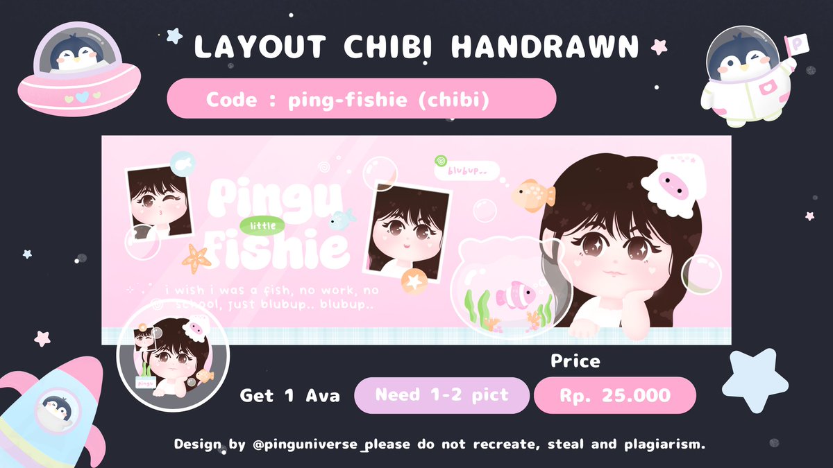 pinguniverse_'s tweet image. help repost, thank you! 💬🐧

── open titipan limited slot 𖦹 .ᐟ 🫧🩷
 𓂂 (๑&amp;gt;◡&amp;lt;๑) haloO semua! pingu optip untuk layout 'ping-fishie' dan akan dipost bersama dengan ready stock yang akan datang! jika kamu berminat boleh cek alt yaa +.  * 🪼

#zonauang