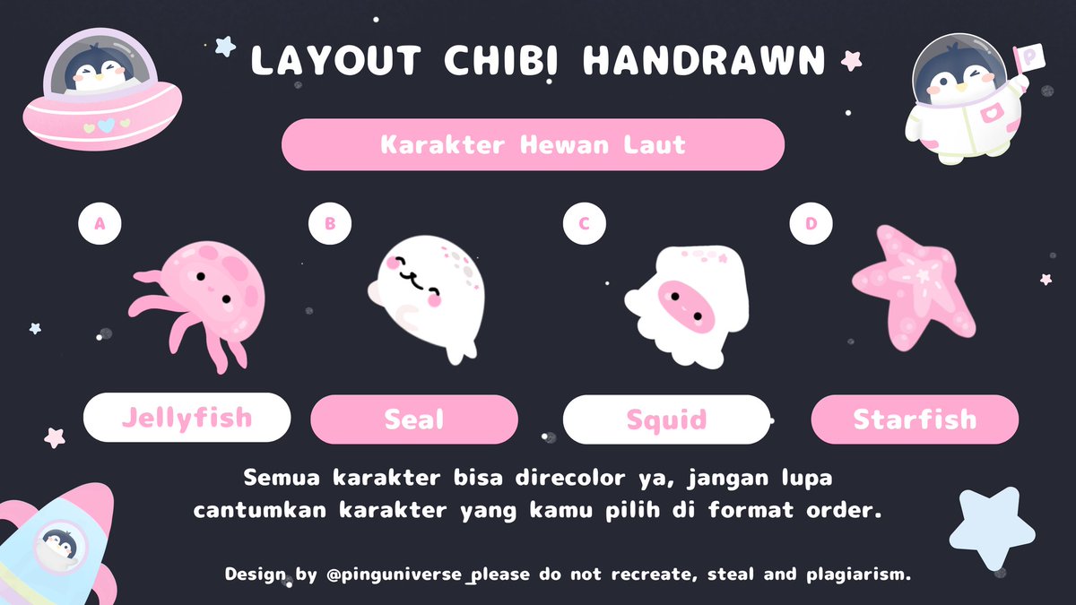 pinguniverse_'s tweet image. help repost, thank you! 💬🐧

── open titipan limited slot 𖦹 .ᐟ 🫧🩷
 𓂂 (๑&amp;gt;◡&amp;lt;๑) haloO semua! pingu optip untuk layout 'ping-fishie' dan akan dipost bersama dengan ready stock yang akan datang! jika kamu berminat boleh cek alt yaa +.  * 🪼

#zonauang