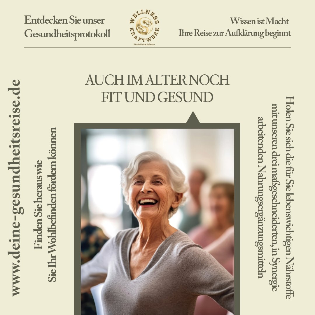 Auch im Alter noch fit und gesund – kostenlose Beratung anfordern!
beratung.deine-gesundheitsreise.de

#wellnesskraftwerk #gesundheitskonzept #testbasiert #gesundheit #übergewicht #test #gesundheitsreise #trockenbluttest #vegan #omega3 #wohlbefinden #algen #vitamine #nährstoffe #beratung