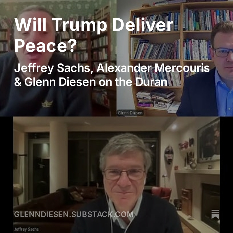 Trump has many flaws, but his strength is the ability to break away from ideological narratives and a Manichaean worldview. This makes peace possible.
lnkd.in/dfD-hwYU