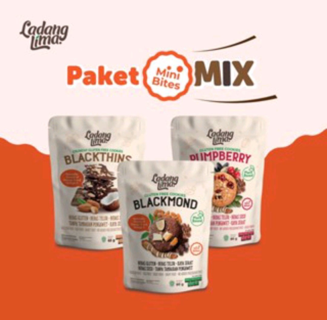 Cemilan enak dan gluten free , hobi bgt cemil akhir2  ini, paling hobi sih blackthinks. Bisa beli satuan atau paket harga lebih murah 
s.shopee.co.id/4pzujO8eLi
