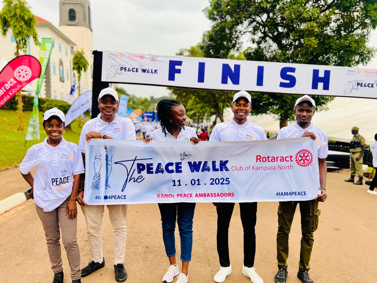 nic_mwesigwa's tweet photo. The @kanosug showed up for the Peace Walk 2025
"Peace is the only battle worth waging.โโโโAlbert Camus
#IAM4PEACE
#PeaceWalk2025
#RIPresidentVisitUG https://t.co/VGBadsZgfQ