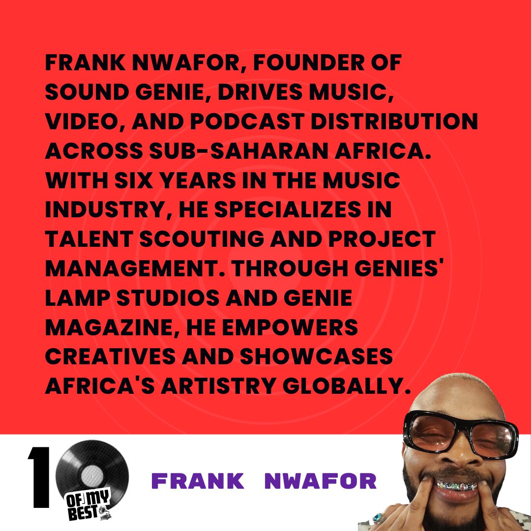 bounceradiolive's tweet image. Today on 10 of My Best, creative genius @frankhasaplan sits with @Blossom_mossolB to explore the exciting world of entertainment and music.

🗓️ 11/1/2025
⏰ 2 PM WAT 
📻 Tune in to Bounce 89.1 FM!

#10OfMyBest #franknwafor #EntertainmentTalk #Music #Bounce891FM #bouncefm