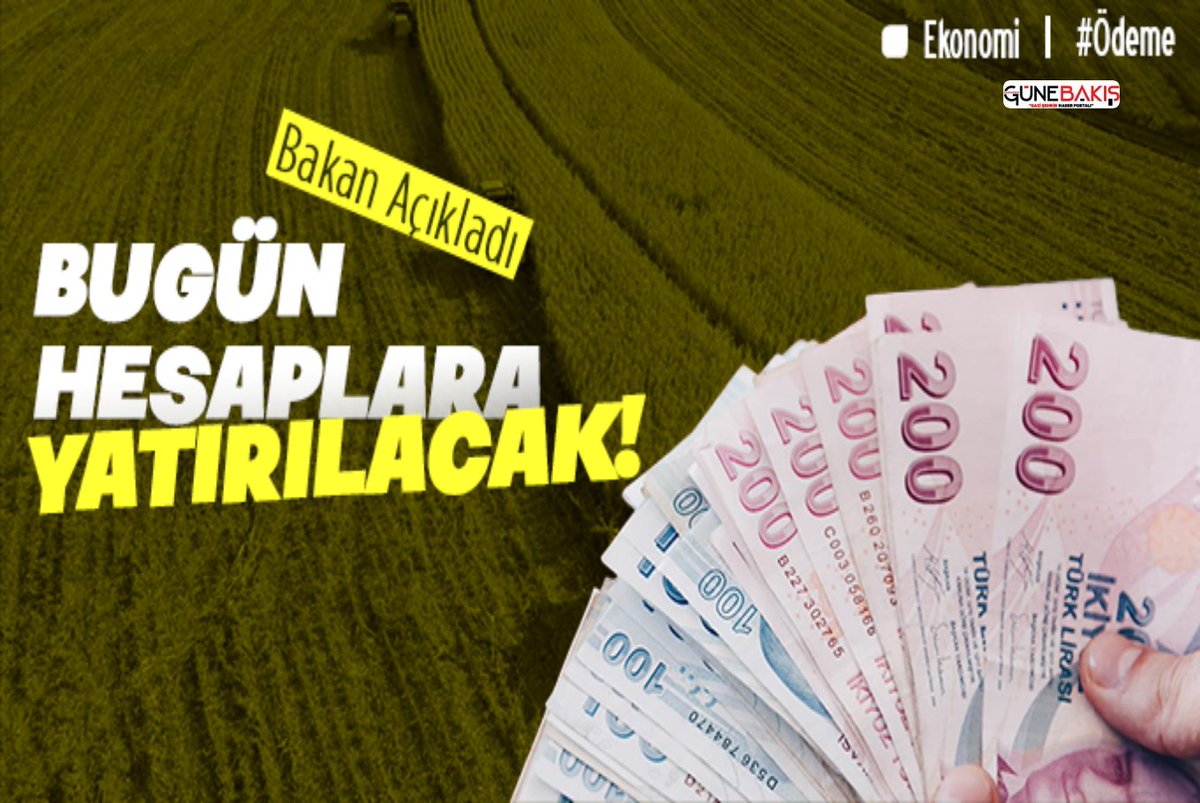 gunebakishaber's tweet image. Hesaplara aktarılıyor gaziantepgunebakis.com/haber/21261-he… 
#ÇİFTÇİ #tarım #destekleme #hesap #ödeme
#güncel #Gaziantep