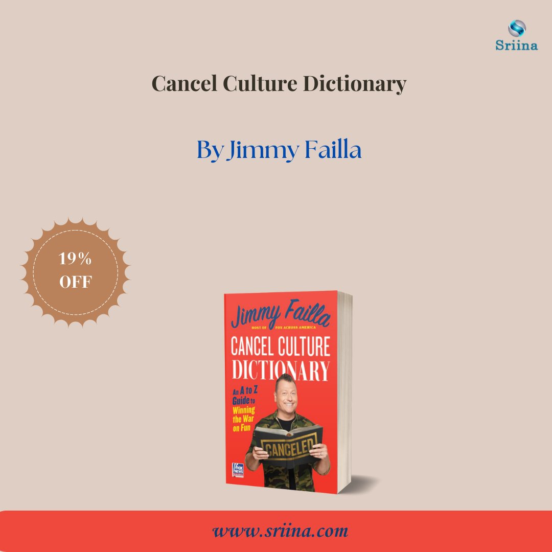 SriinaRetail's tweet photo. Navigate the World of Cancel Culture with Humor and Insight!

Get your copy now and stay ahead in the conversation: https://t.co/cHni46QxVa

#cancelculturedictionary
#waronfun
#trending
#socialculture
#reader
#bookworm
#mustreadbooks
#Sriina https://t.co/CqLqkWXwlk