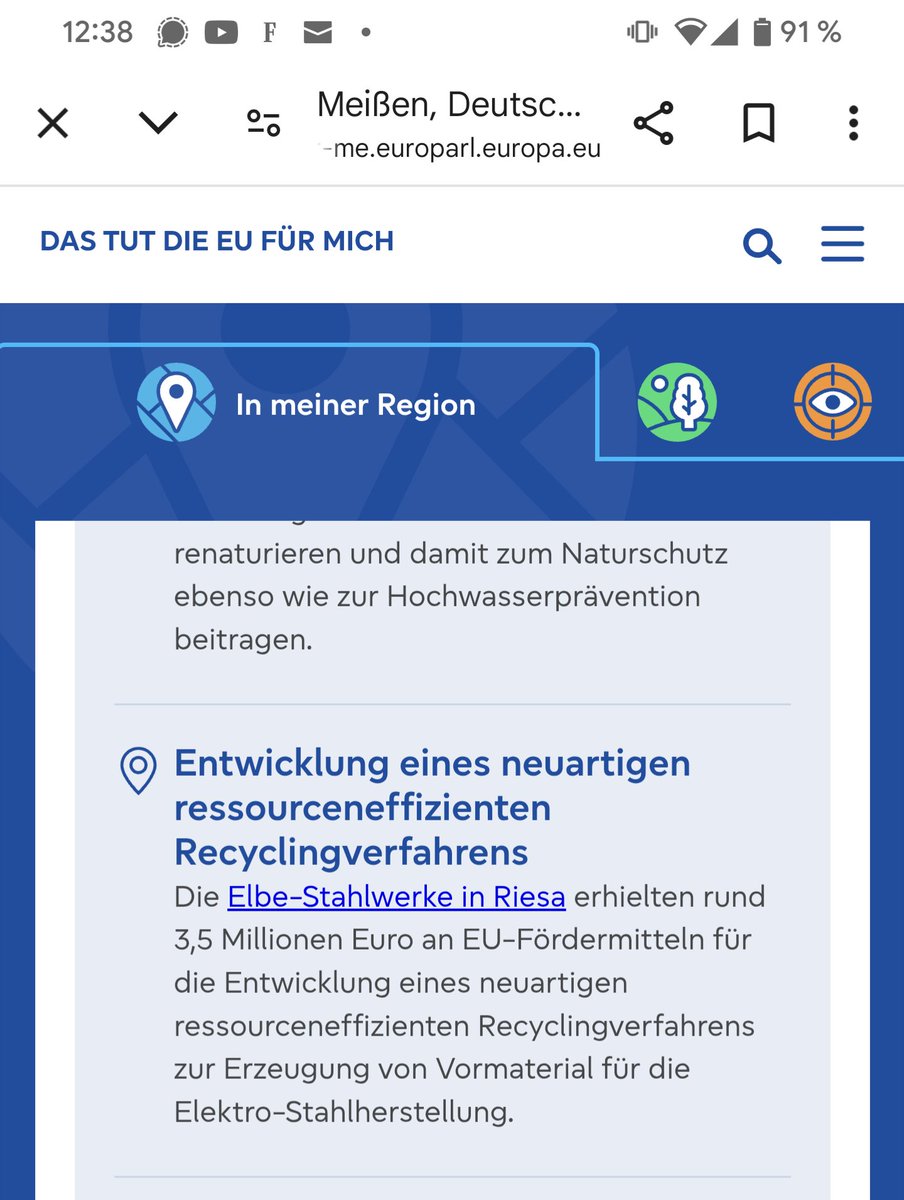 carsten_wolf_'s tweet photo. Die #AfD disktutiert den #Dexit auf dem #Parteitag in #Riesa. Ernsthaft? Schauen wir mal, wie die Region um Riesa in den letzten Jahren von EU-Mitteln profitiert hat... #EUandme
➡️mind. 8 Mio. EUR für Schulsanierung, Stahlwerk und Hochwasserschutz
https://t.co/dWSHxPPEEw https://t.co/W2U1OtFTob