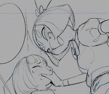 Cleaning in progress 