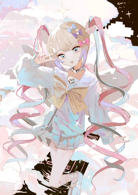ニディガ展3(スリー)&amp;3周年まであと一週間カウントダウンジェルばんは(義務的)!!!今回も素敵なイラストを頂いてるよ公式アカウント(  ) で豪華額装プレゼントあるから要チェキ( ⁎ᵕᴗᵕ⁎ )素敵な天使の絵:  