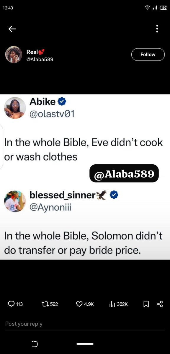 kendowestt's tweet photo. Moreover in the whole of the bible, I can't find the word "BIBLE" innit https://t.co/hDCBWYgYyo