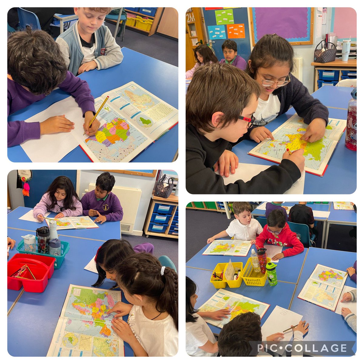 StLukesYear2M's tweet photo. 🌏🗺️ We have been using an Atlas to find out which countries are in which of the 7 continents 👍🌏🗺️ @stlukesbury https://t.co/c33MTFdqds