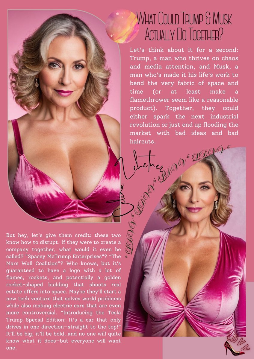 LDVVMagazine's tweet photo. 💎 Dive into the Pink Edition of VELLUTO LDVV MAGAZINE! 🌸

Want the complete 80-page PDF? Send us a DM or email (Email in bio)! 📩

#VellutoLDVV #PinkEdition #CurvyConfidence #MatureElegance #BodyPositive #LuxuryVibes #Empowerment #Art #LoveYourself #Beautiful #FashionMagazine https://t.co/hp8MXp65nl