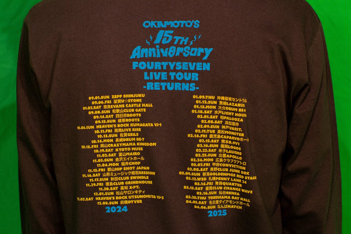 🌎OKAMOTO'S 15th Anniversary FORTY SEVEN LIVE TOUR -RETURNS