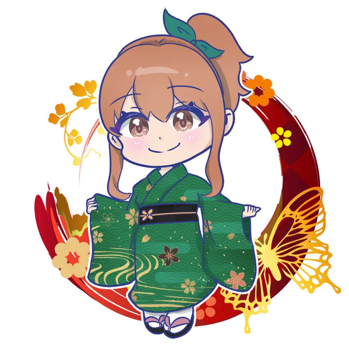 skeb納品しました!!       ご依頼ありがとうございました!  振袖のイラストお描きしました!いつでも受け付けつけてます(#'ᗜ`#)ニコニコ  #Skeb募集中 #有償依頼 #chibi #振袖 
