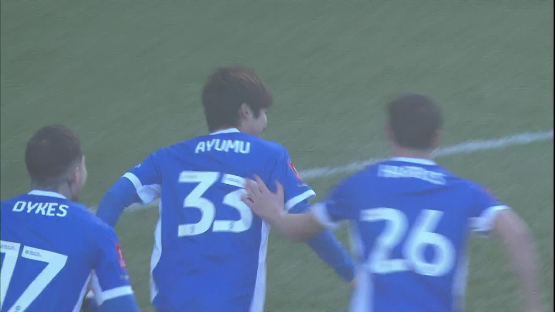 Blink and you'll have missed it ⚡️@BCFC score within seconds of kick-off, as Ayumu Yokoyama slots it through the keepers legs 🥜#EmiratesFACup