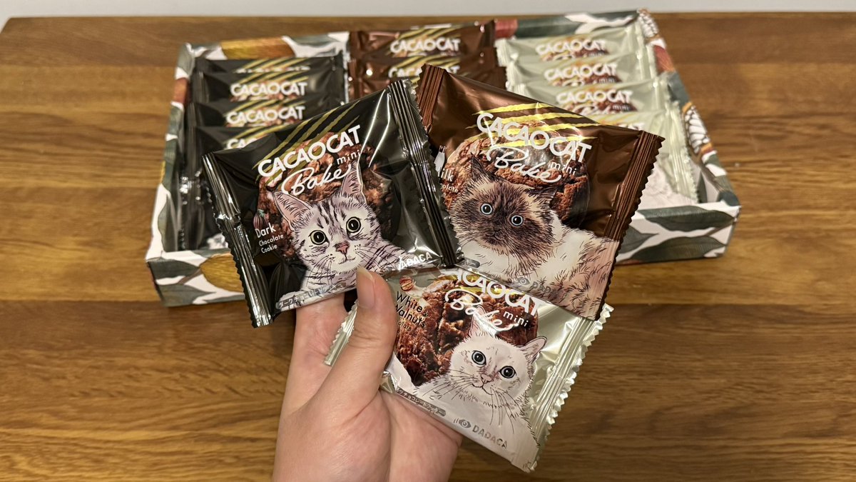 satoshi_readygo's tweet image. 友達からもらったお土産です
パッケージには可愛い猫ちゃんが描かれています🐈
美味しそうです😋