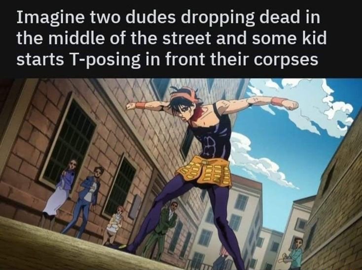 Cursed JoJo tweet media