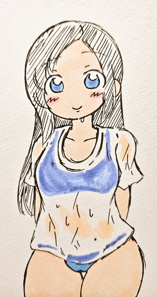 #寒い時こそ水着絵を貼ろう 