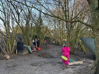 NectonFS's tweet image. Forest club were back this week after school. Wonderful to see some new faces join us for an adventurous hour in our wonderful space. Lots of ideas and laughter, great end to a school day with the gorgeous sunset around us.