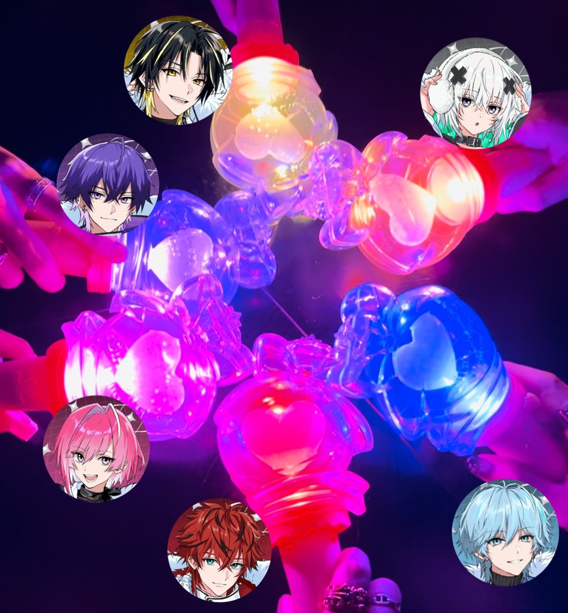 STPR すとぷり ペンライトまとめ売り すとぷり】STPR ペンライト 7個セット - メルカリ