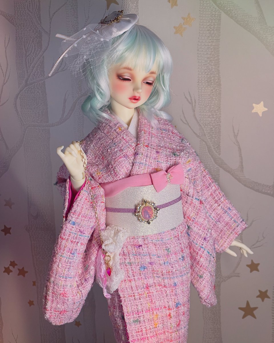 maigune's tweet photo. New kimono for my Beth 💕 #仕立て屋ばろっく https://t.co/D3tjBLUwaE