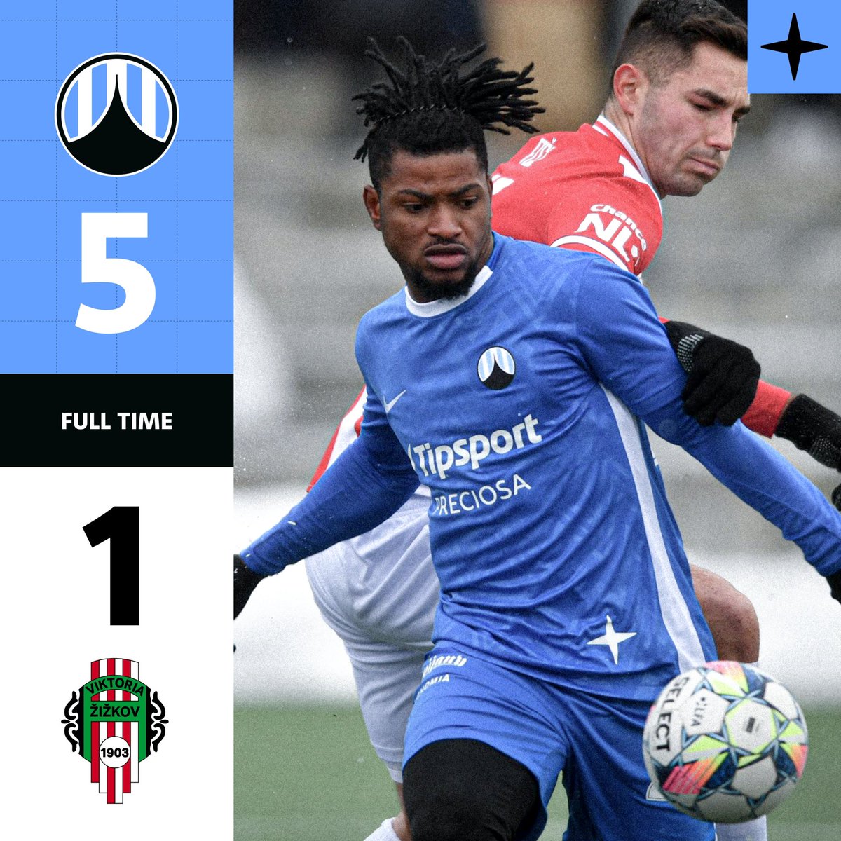 FCSlovanLiberec's tweet photo. První přípravné utkání jsme vyhráli 5:1.
#LIBZIZ #FCSL 
ℹ️ https://t.co/4ltmggvAh3 https://t.co/B9IS9wTeZS