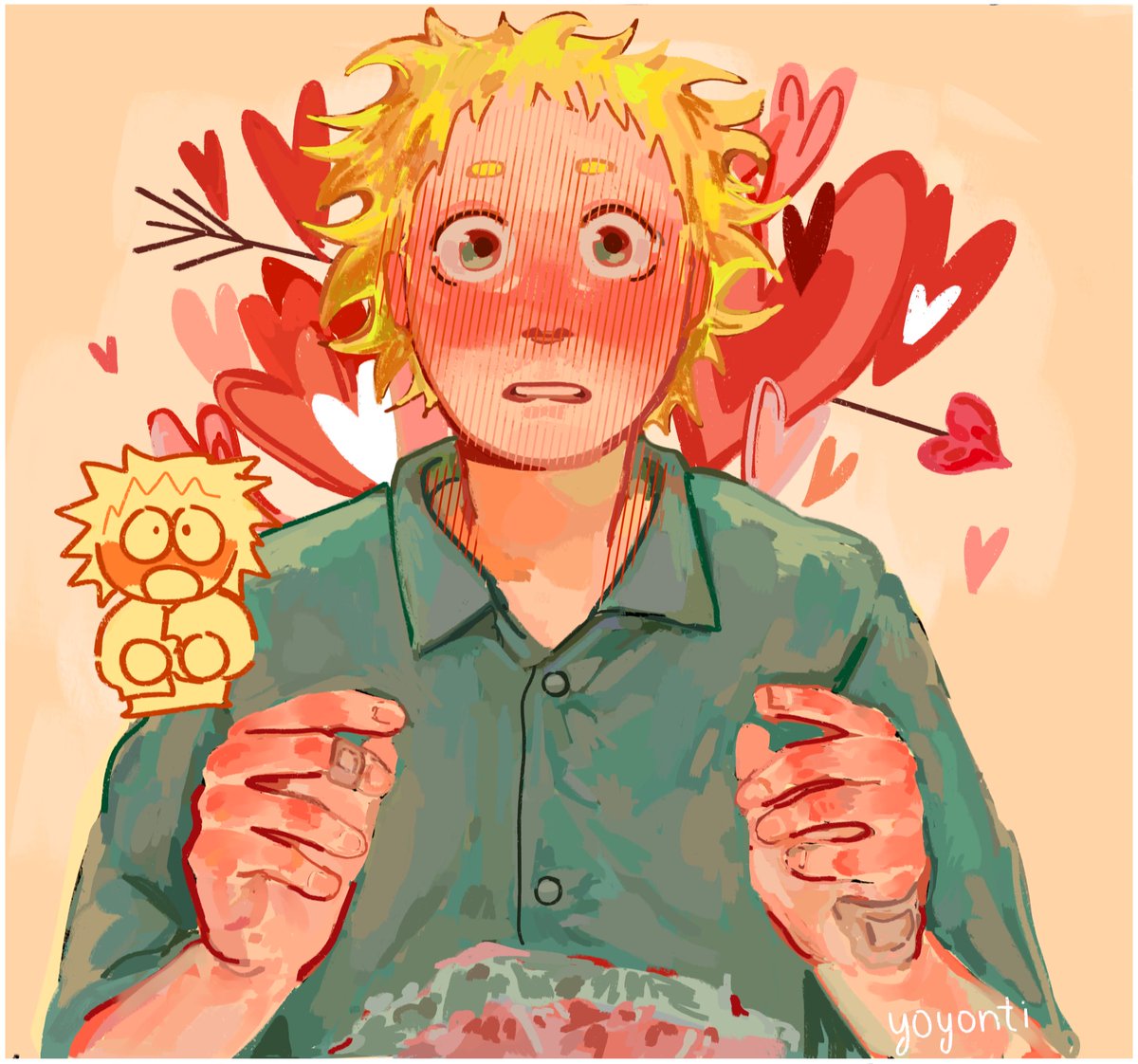 #spcreek #creek #SouthPark 
 I should draw this for Valentine's Day