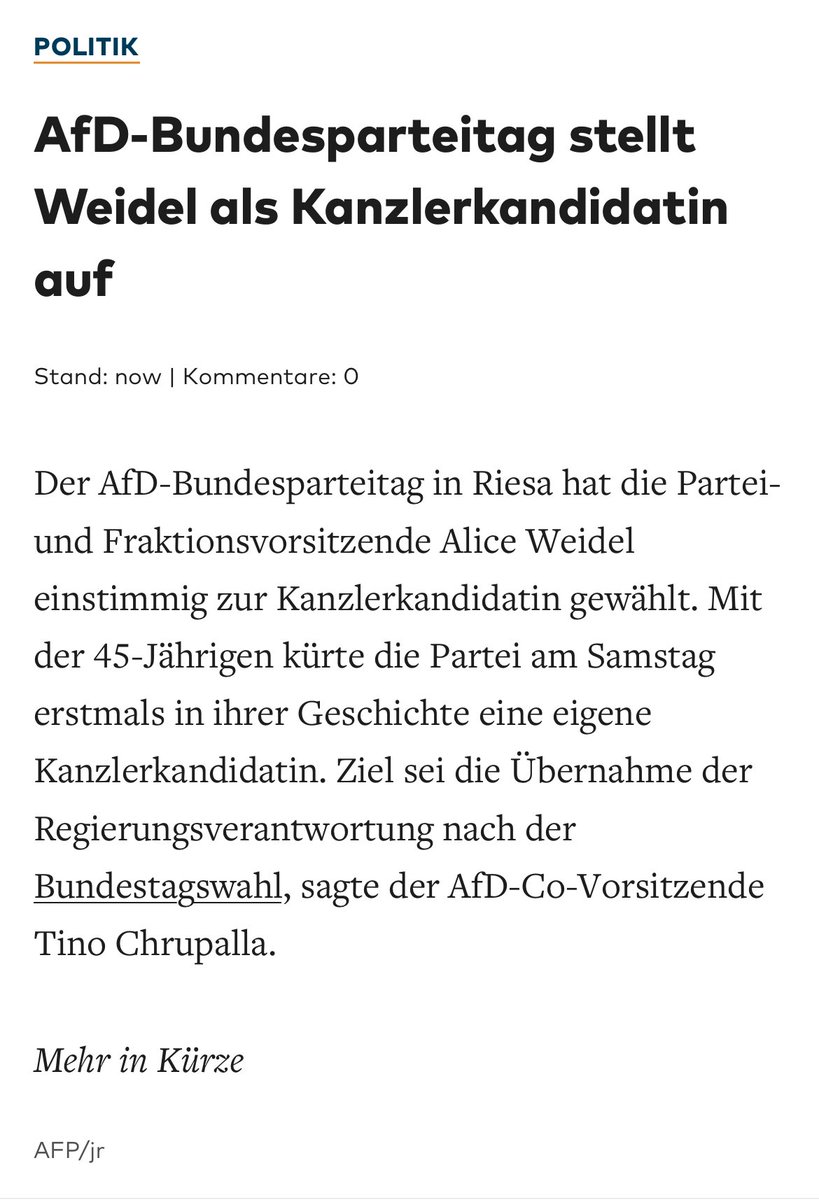 FreifrauvonF's tweet image. Glückwunsch @Alice_Weidel 🙏

@AfD #Riese #FCKAntifa