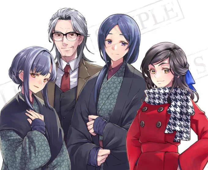 「朽輪秘譚」、この三連休で頒布します。これはおまけのNPC画像です。 