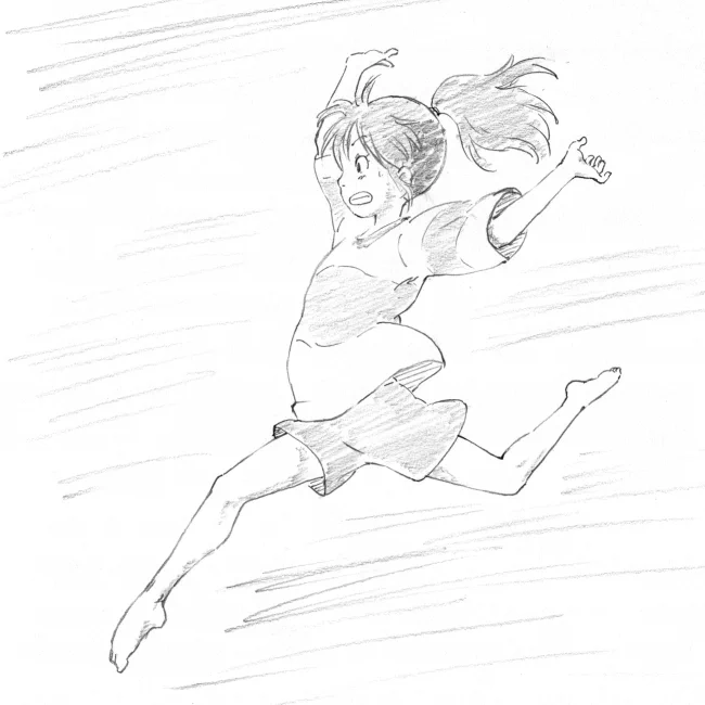 #見た人は無言で躍動感を魅せる 
