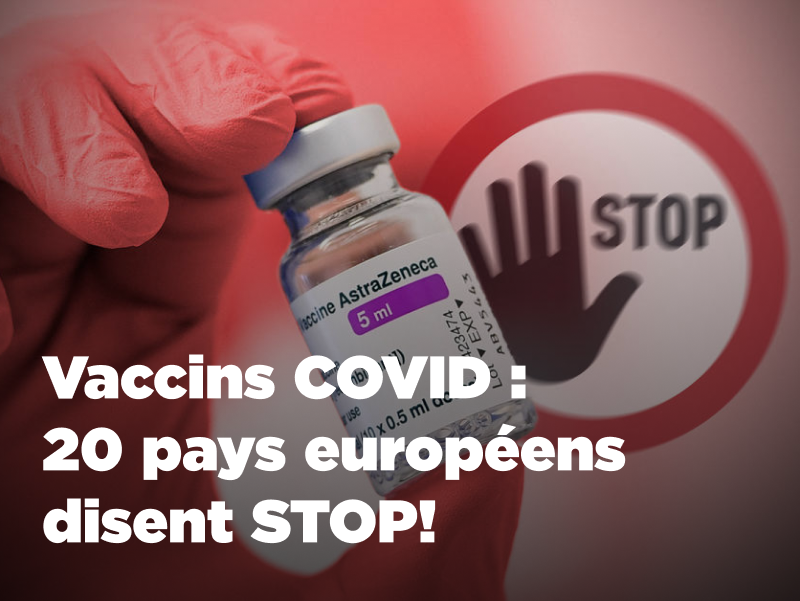 ALERTE : L’Europe s’unit contre les vaccins COVID – Une initiative historique secoue les gouvernements !

Dans une tournure sans précédent, un groupe international de 700 professionnels et politiciens a envoyé une lettre choc à 20 gouvernements européens, exigeant l’arrêt