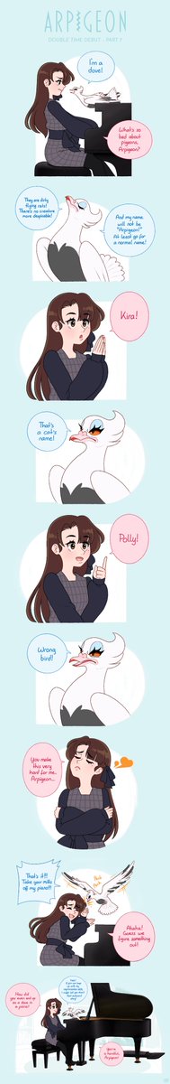 Ra_sketch's tweet photo. [Arpigeon] Double Time Debut - Part 7

#Arpigeon #comic #comicsstrip #piano #pigeon https://t.co/KfABJV1BfK