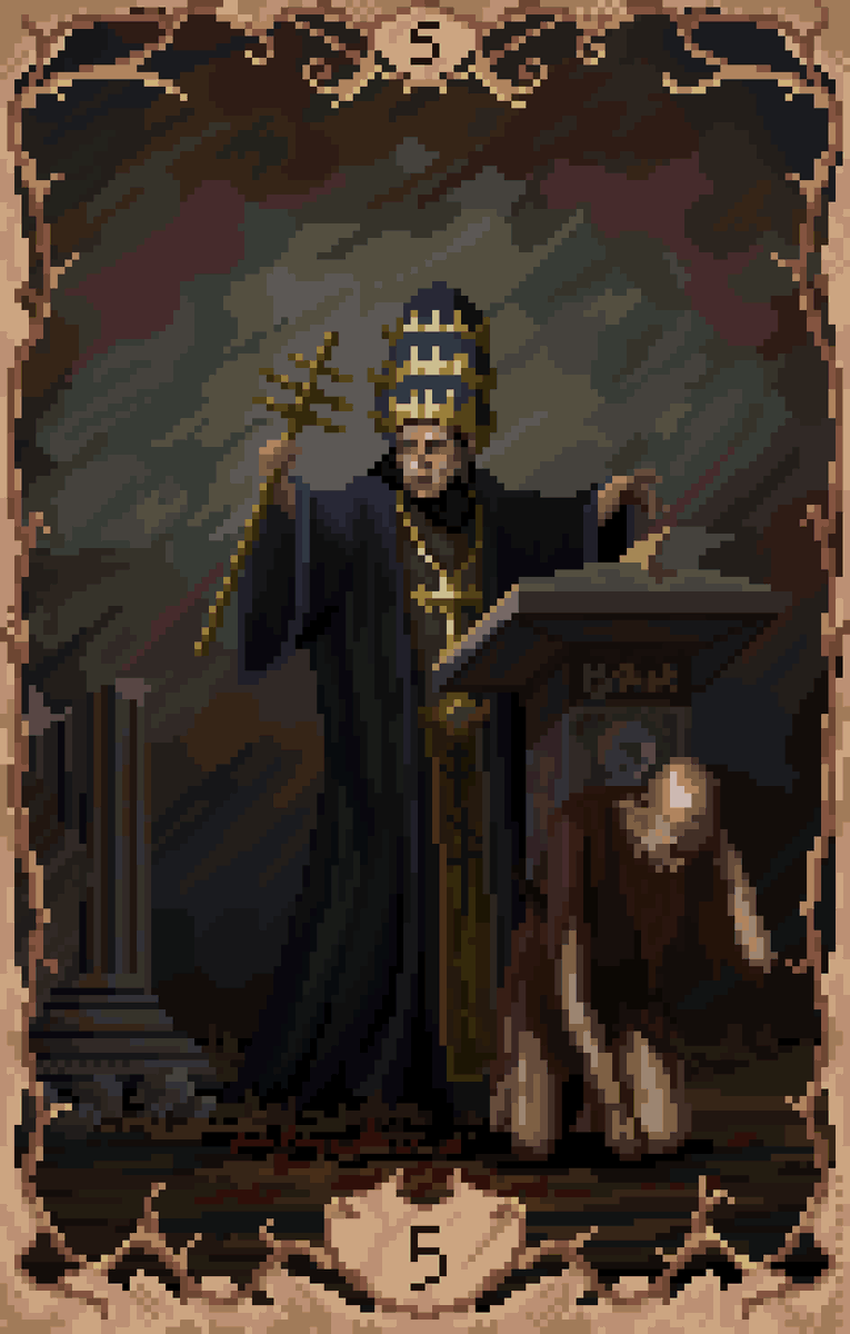 The Hierophant  

#pixelart #TarotCard
