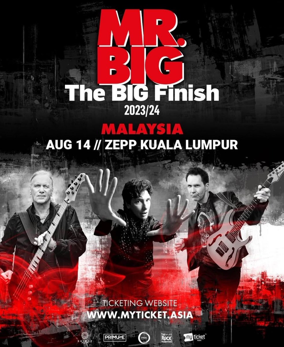 BravoEntCN's tweet photo. Mr. Big at @zeppkualalumpur on August 14th for an unforgettable night of music. https://t.co/TNZc1WcYWG