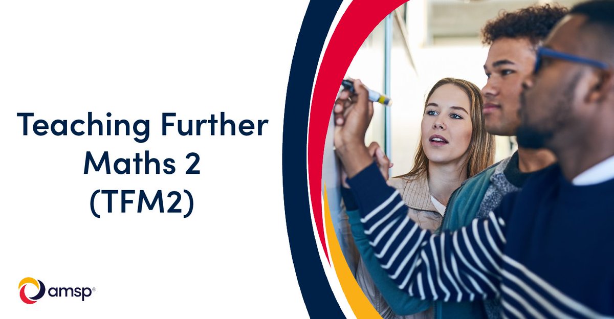 Build confidence in teaching A level Further Maths!

Our TFM2 PD course provides support on the compulsory pure content in the Further Maths A level through a mix of online sessions and in-person study days in London.

Sign up now 👉 ow.ly/jknl50U6ghr
#FurtherMaths
