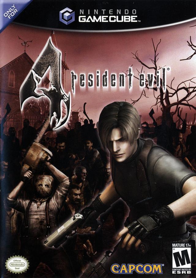 OnThisDayGaming's tweet image. Resident Evil 4 for the GameCube was released on this day, 20 years ago (2005)