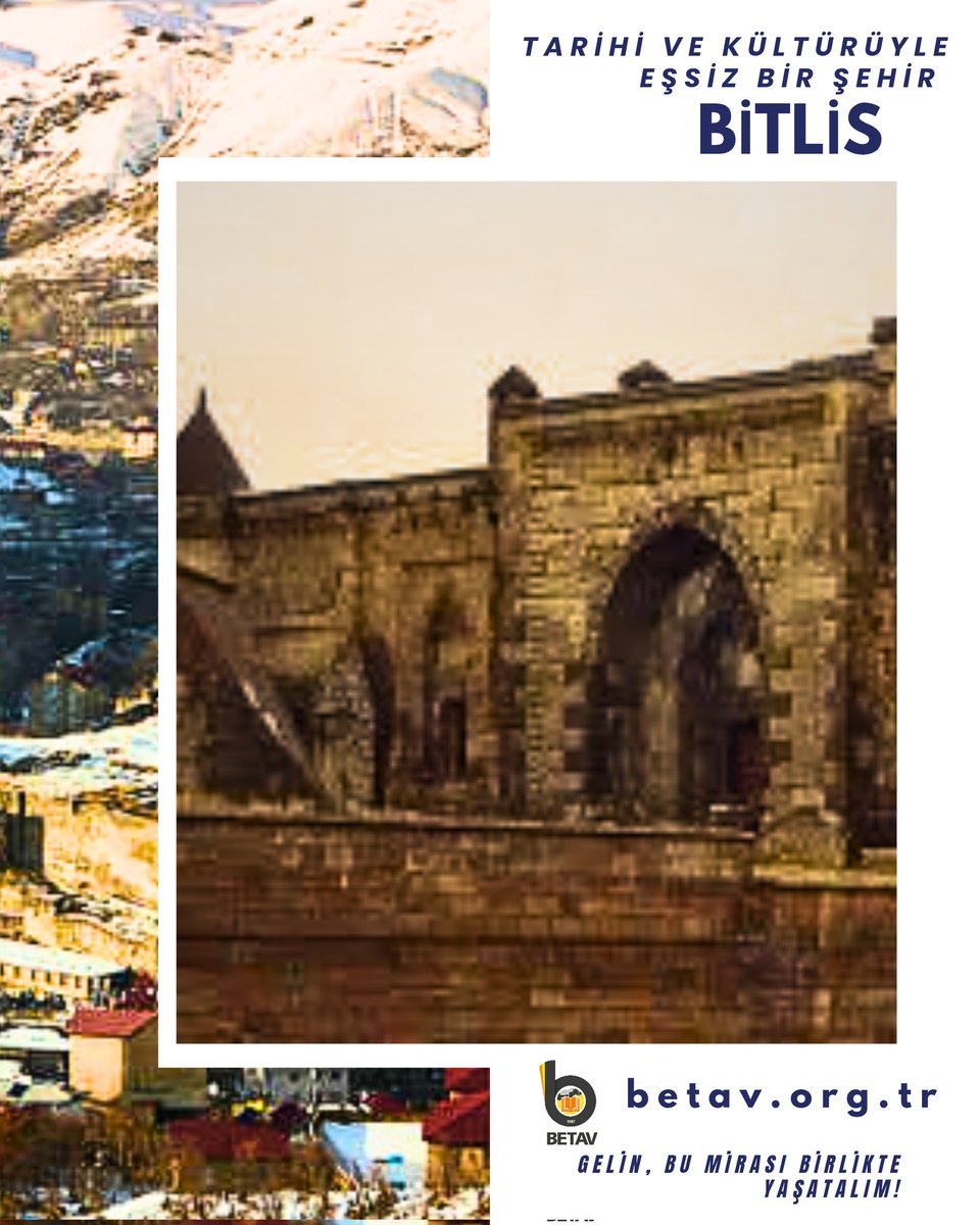 BetavBitlis's tweet photo. Vakfımız, Bitlis’in tarihi eserlerini ve kültürel zenginliklerini korumayı ve tanıtmayı kendine görev edinmiştir. 
Gelin, bu mirası birlikte yaşatalım!
Kültürel değerlerimizi tanıtan etkinliklerimizi keşfedin.

#Betav #BitlisEğitimVeTanıtmaVakfı #BetavBitlis #Bitlis https://t.co/W8oseXzatv