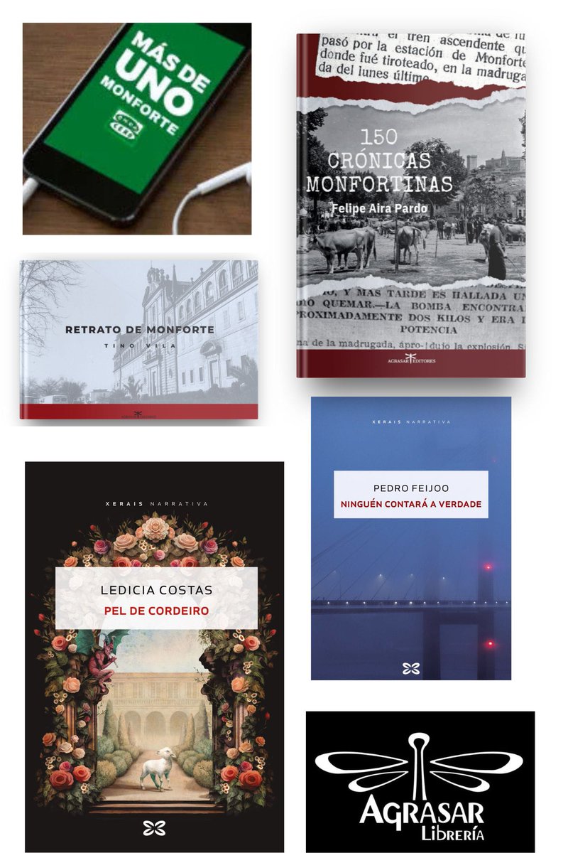 onda0monforte's tweet photo. Falamos de libros en +d1Monforte con Jacobo Rodríguez de @LibreriaAgrasar que repasa os títulos que máis venderon en 2024. Podes escoitalo de novo nesta ligazón https://t.co/dG1IGArEuc https://t.co/w6PzdO6ksO