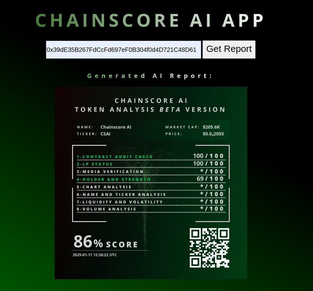 ChainscoreAI's tweet photo. Team is working on update #2 

Update 2: Telegram Bot Integration with Website
We are integrating our Telegram bot with the website, enabling users to check and manage token-related information directly through the platform. This will enhance user experience and provide easy access to key token data.
Deadline: 14/01/2025.
#CSAI