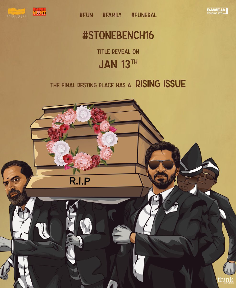 Stone Bench (@stonebenchers) on Twitter photo Coffin dance Ft. Samikannu, Duraikannu โฐ๏ธ๐บ
P.S When the final resting place has aโฆrising issue.
#StoneBench16TitleReveal on Jan 13th ๐๐ผ
#VaibhavJoinsStoneBench16
#SunilJoinsStoneBench16
<a href="/actor_vaibhav/">Vaibhav</a> @sunilreddy22 <a href="/ilango_ram15/">ilango ram</a> <a href="/kaarthekeyens/">Kaarthekeyen S</a> #HarmanBaweja #HiranyaPerera Coffin dance Ft. Samikannu, Duraikannu โฐ๏ธ๐บ
P.S When the final resting place has aโฆrising issue.
#StoneBench16TitleReveal on Jan 13th ๐๐ผ
#VaibhavJoinsStoneBench16
#SunilJoinsStoneBench16
<a href="/actor_vaibhav/">Vaibhav</a> @sunilreddy22 <a href="/ilango_ram15/">ilango ram</a> <a href="/kaarthekeyens/">Kaarthekeyen S</a> #HarmanBaweja #HiranyaPerera