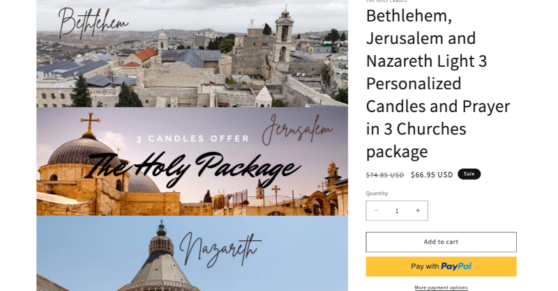 thehollycandle's tweet photo. Light your candle in the Holy Land. In Bethlehem, Nazareth, Jerusalem or all 3 churches
https://t.co/kImQMl5fyi

#HolyCandle
#HolyLand
#Bethlehem
#Jerusalem
#Nazareth
#PrayForPeace
#FaithInLight
#SacredPlaces
#SpiritualJourney
#Christianity
#Pilgrimage