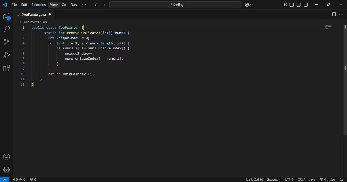 Asitpanda6371's tweet photo. 🚀#Day01f100Days 🚀#DSACodingChallenge 🚀#ProblemSolving
Hi One! 🖐 
I Started My #100Days Coding Challenge's, Focusing On DSA In Java, I Will Focus On Basics and Vital Concepts.

Profile Link :-s
🔹LinkedIn -> https://t.co/IL4fHZlEm2 https://t.co/6Ycku9uOEO