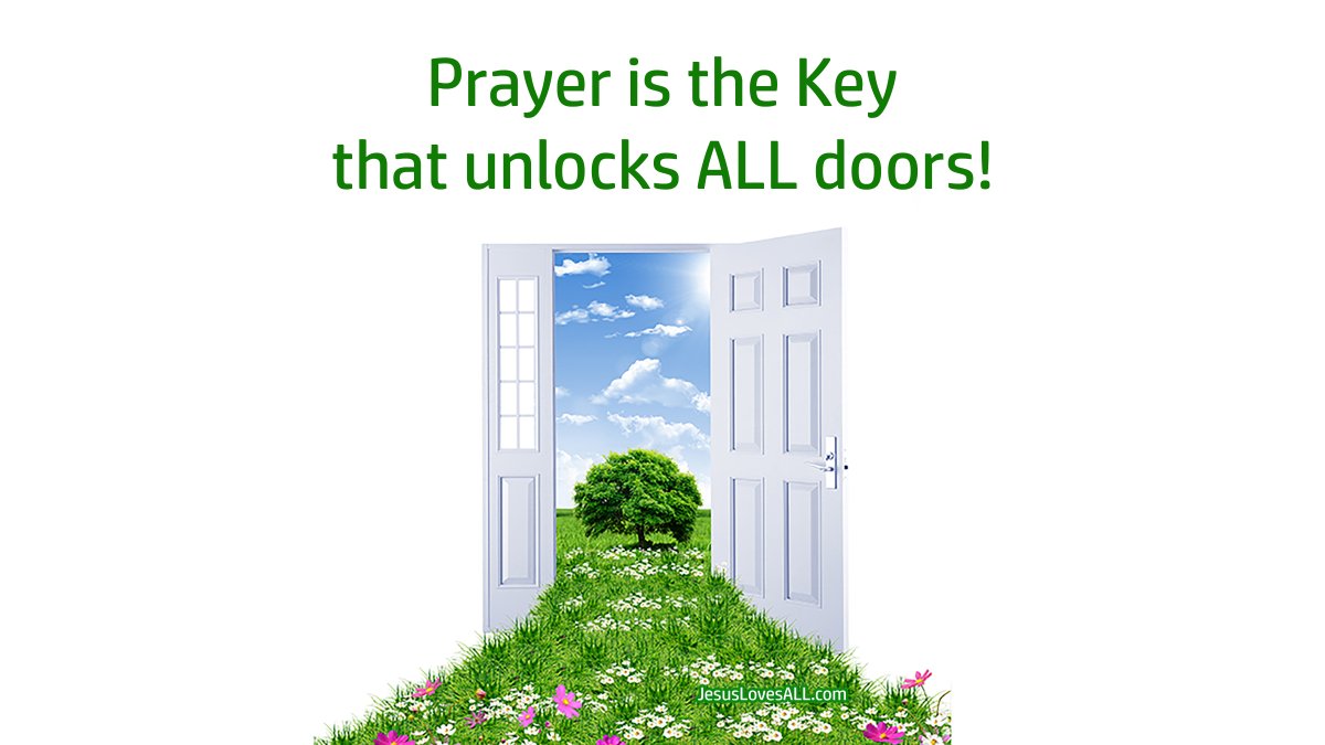 PositivePrayers's tweet photo. Prayer is the Key that unlocks all doors. 🙏

Let prayer be the key that unlocks all the doors to your success.  Take a moment to pray for yourself, loved ones, and the world.

#PrayerIsTheKey #UnlockDoors #MiraclesStillHappen https://t.co/BfaWvF3ATp