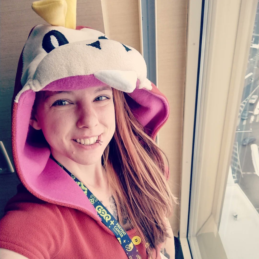 I'll just say it, I have a GDQ crush on most of the women and 99% of the bald bearded guys. Final day means time for only the finest of gamer wear #AGDQ2025