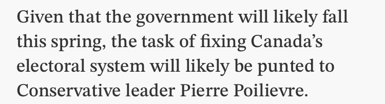 In today’s <a href="/TorontoStar/">Toronto Star</a>, <a href="/JohnLorinc/">John Lorinc</a> correctly identifies who gets to make election rules (last election’s winner) yet  fails to problematize this giant conflict of interest.  Who would change a system which brings them to power? That’s a problem!

thestar.com/opinion/contri…