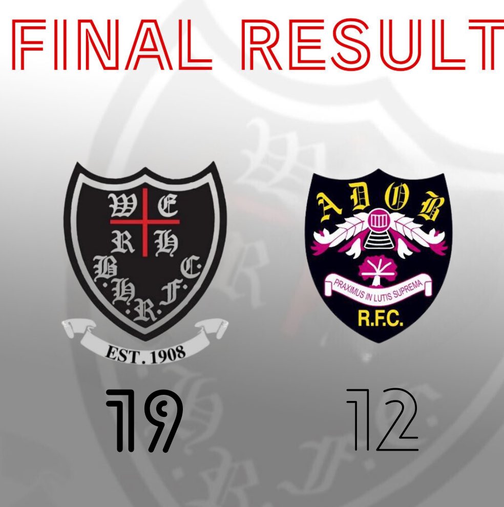Barton Hill RFC (@bartsrugby) on Twitter photo RESULT UPDATE |
Barts win the double header taking them into the final of the cup!
A physical battle once again, thank you to <a href="/ADOB_RFC/">Ashley Down OB RFC</a> for a great game!
⚪️🔴⚫️ UTBs RESULT UPDATE |
Barts win the double header taking them into the final of the cup!
A physical battle once again, thank you to <a href="/ADOB_RFC/">Ashley Down OB RFC</a> for a great game!
⚪️🔴⚫️ UTBs