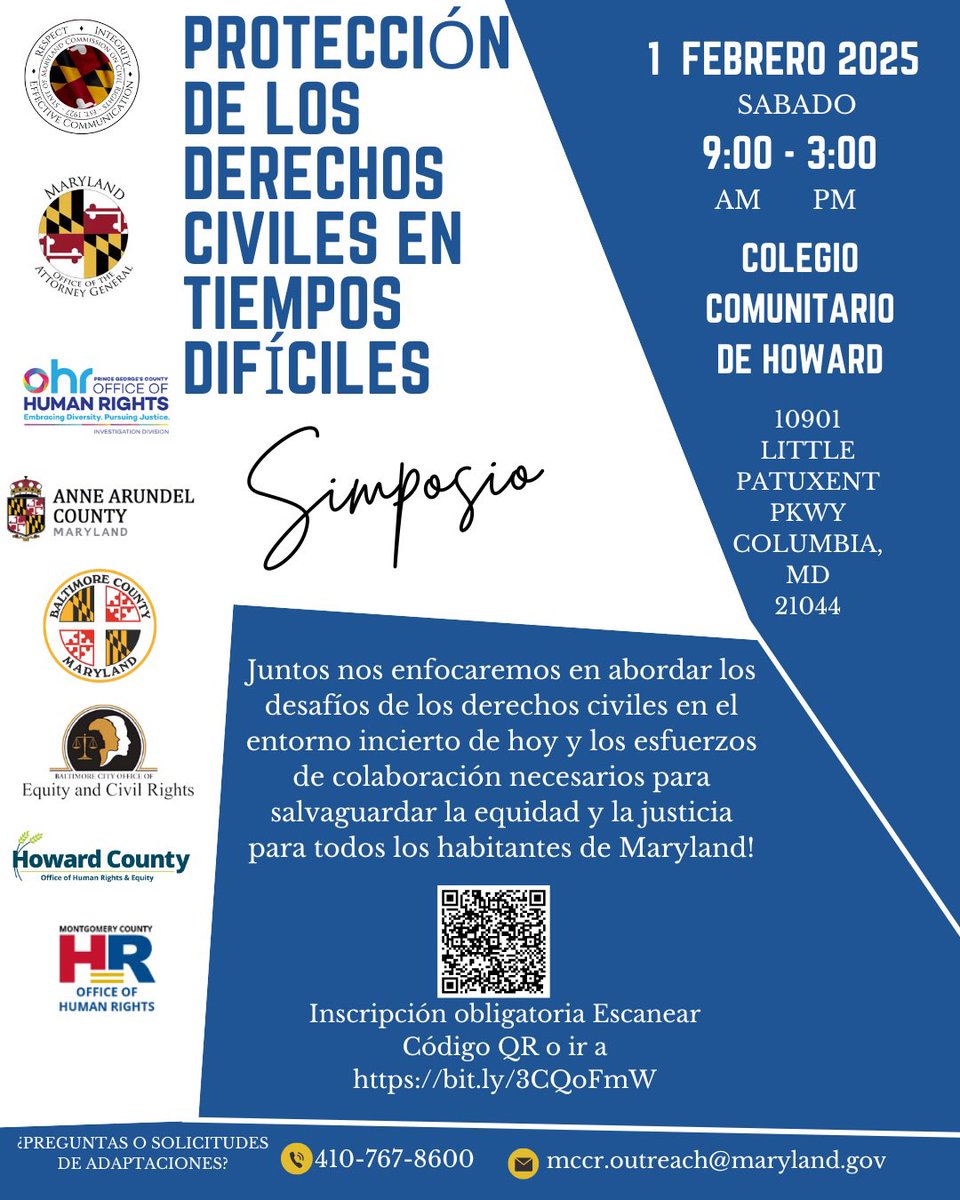 Protecting Civil Rights During Challenging Times Symposium! Saturday, February 1st!